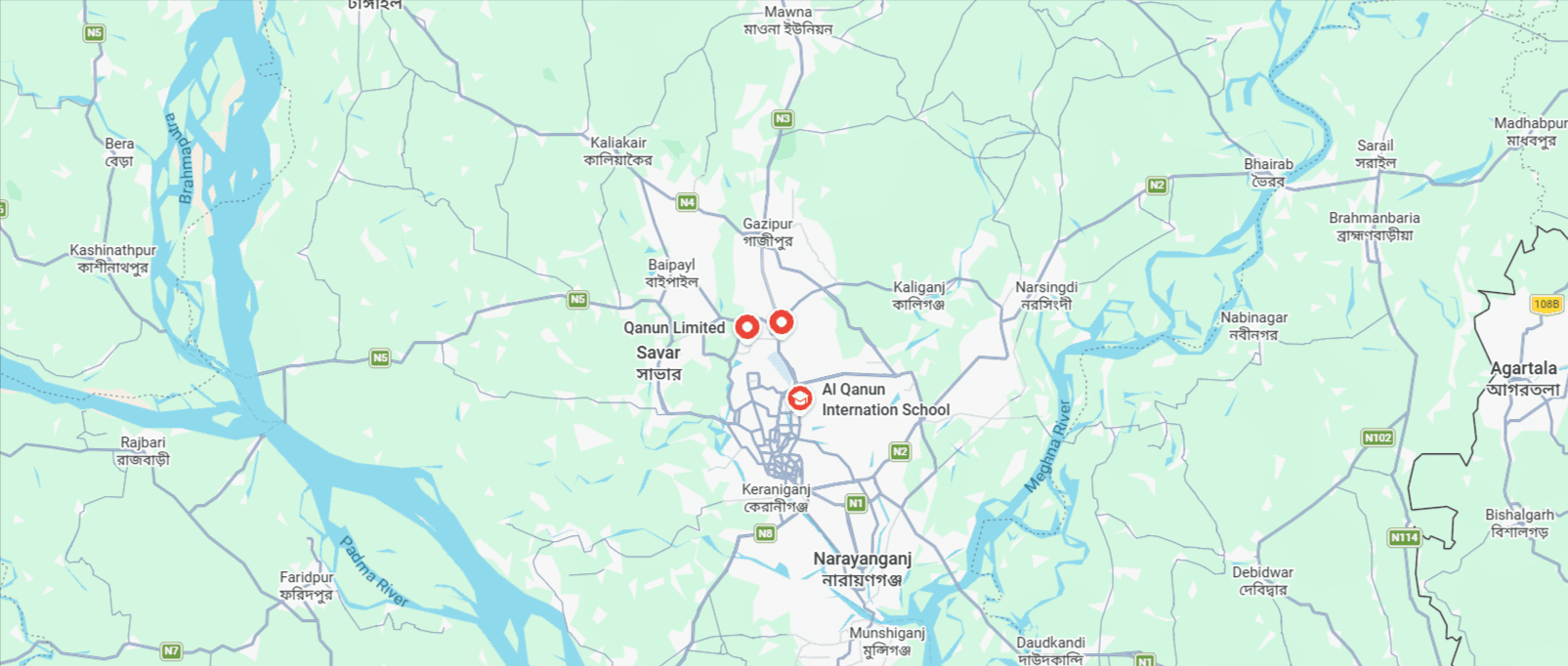 google map location